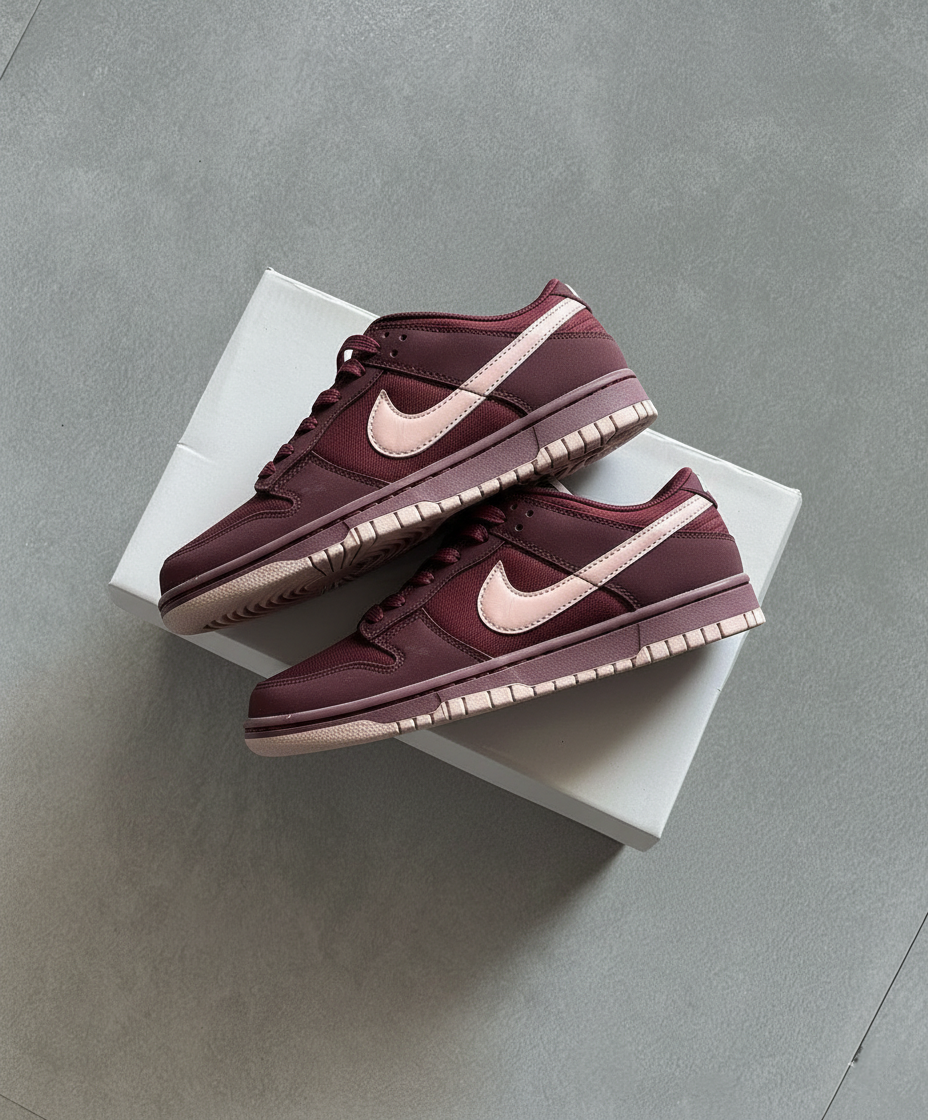 Nike Dunk Low "Night Maroon and Medium Soft Pink"