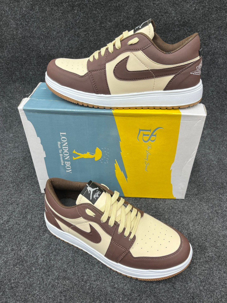 LONDON BOY "Run To Breathe" Casual Fashion Sneakers