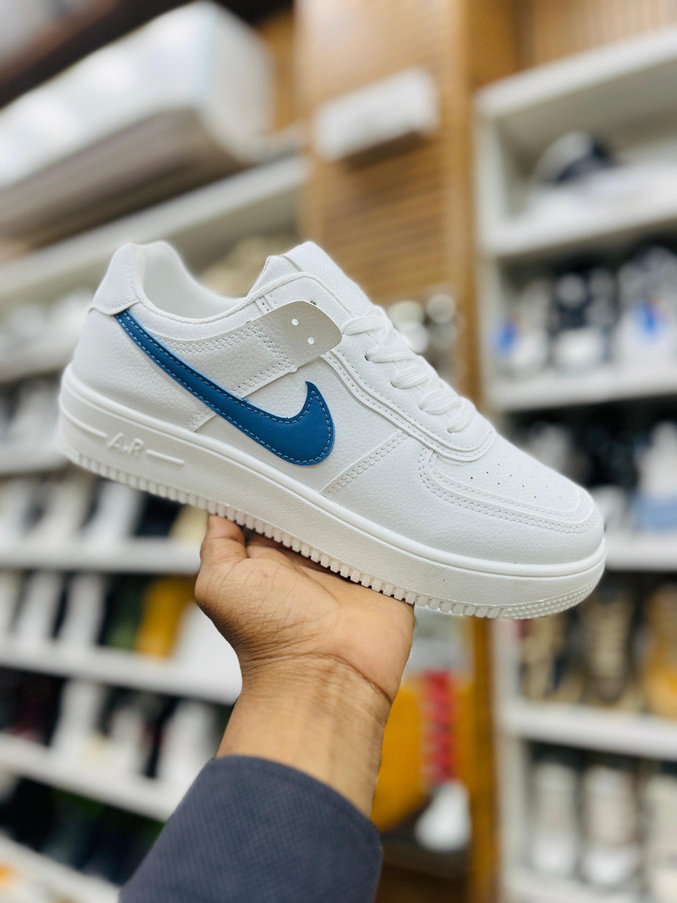 Nike Classic White Low-Top Sneakers (AF1 Style) - Unisex Casual Shoes