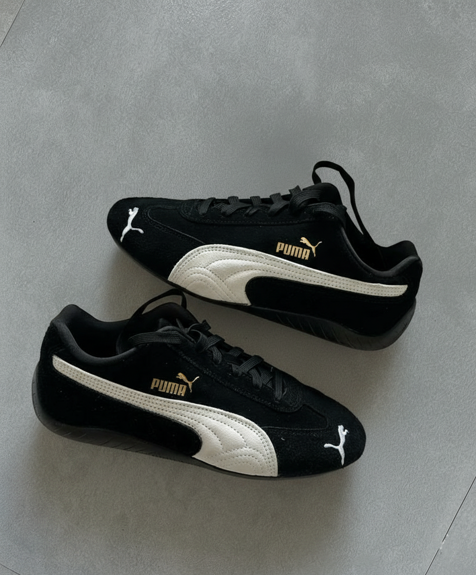 Puma Speedcat OG Sneakers - Black/White (Unisex)