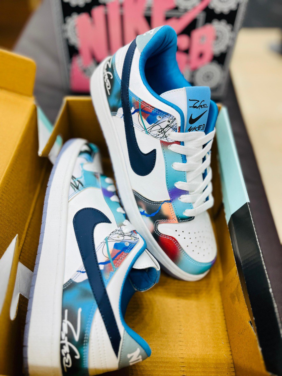 Nike SB Dunk Low Futura Laboratories 'Bleached Aqua'