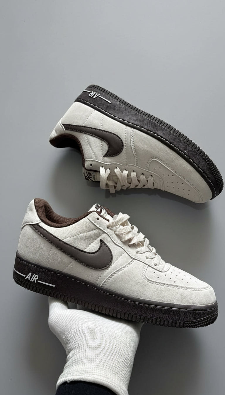 Nike Air Force 1 '07 Light Orewood Brown Baroque Brown Suede