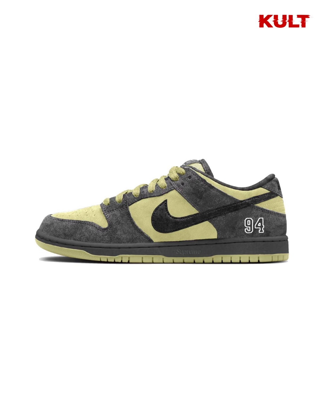 Supreme x Nike SB Dunk Low 94 Camper Green