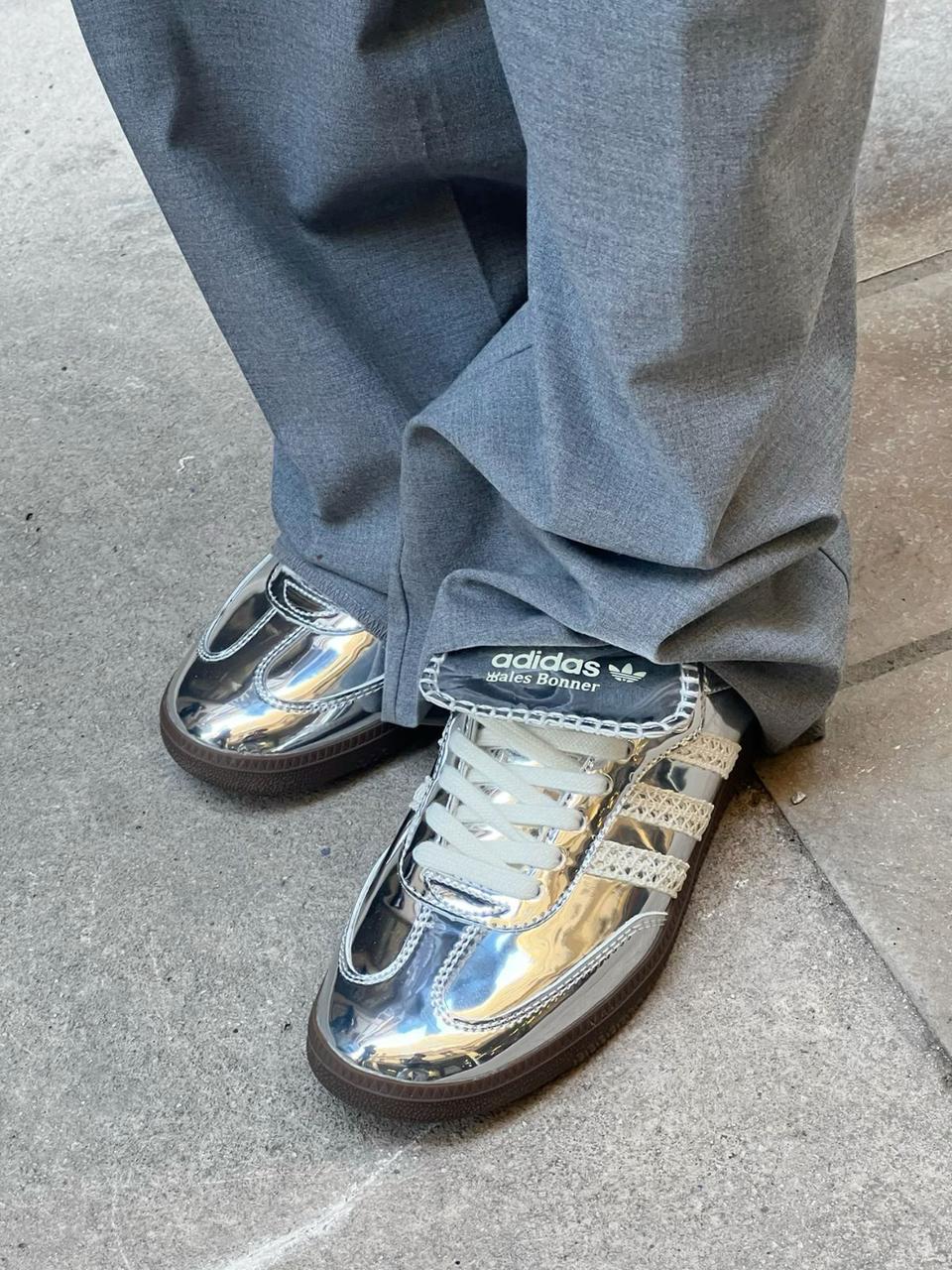 Adidas Wales Bonner x Samba 'Silver Metallic'