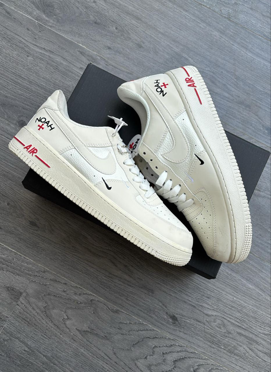 Air Force 1 Low Custom "Noah +" White Red Casual Sneaker