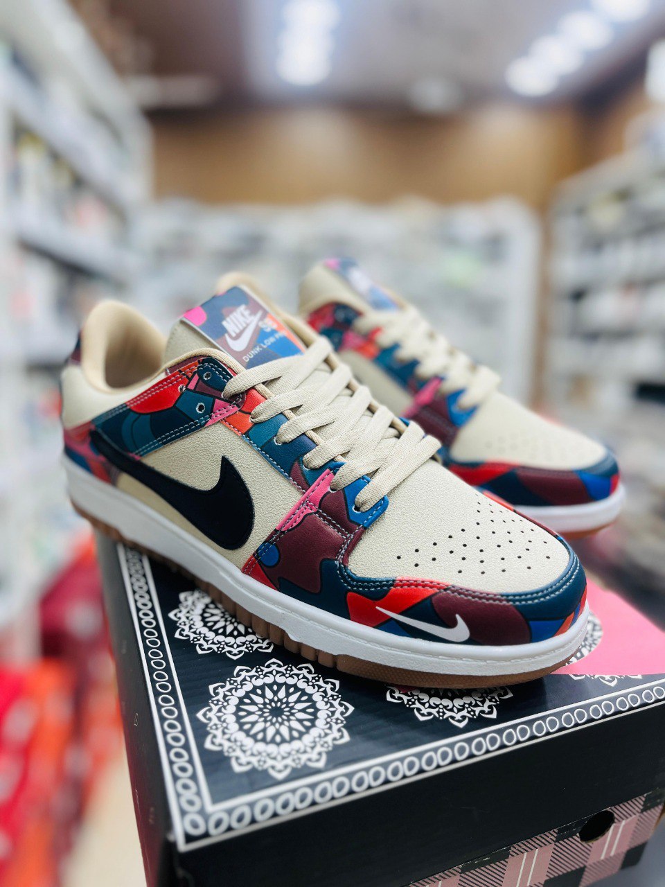 Nike SB Dunk Low Pro x Parra "Abstract Art" Sneakers