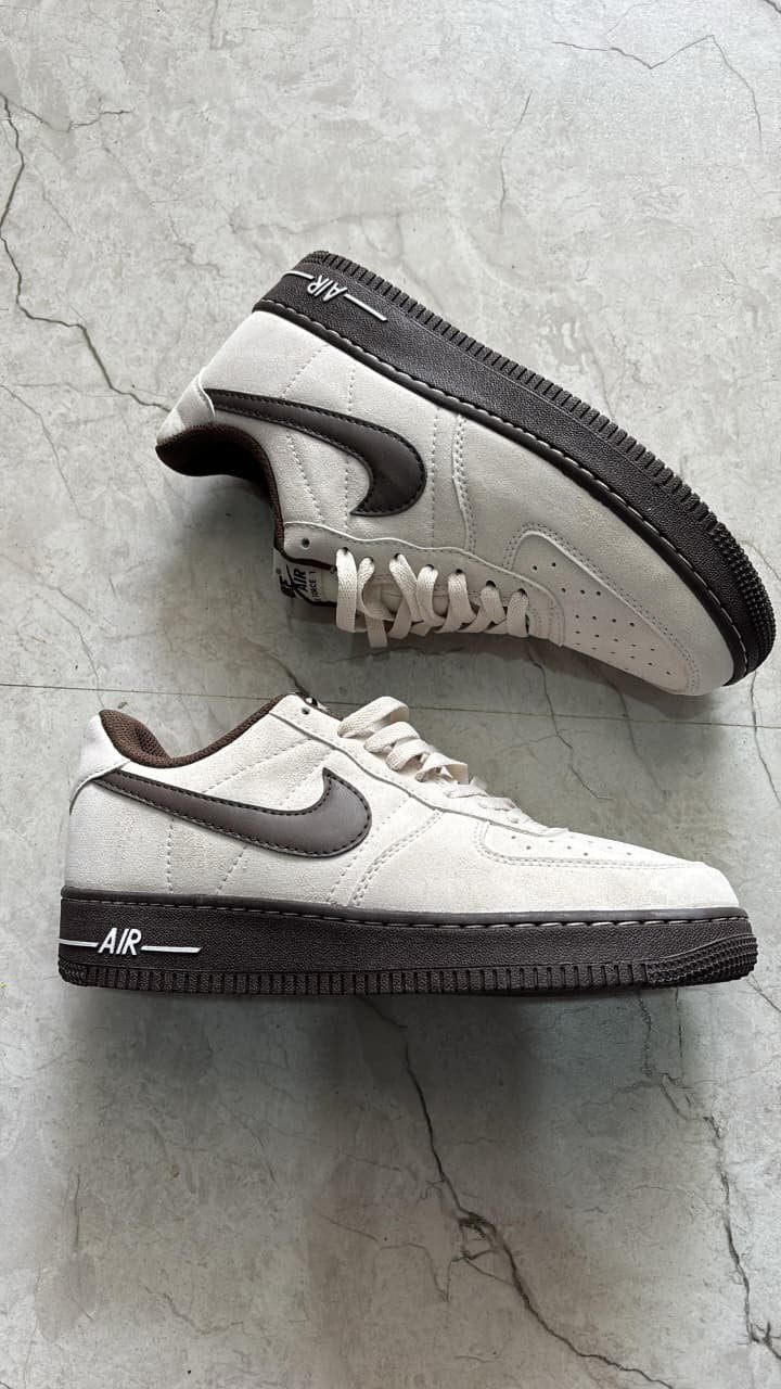 Nike Air Force 1 '07 Light Orewood Brown Baroque Brown Suede