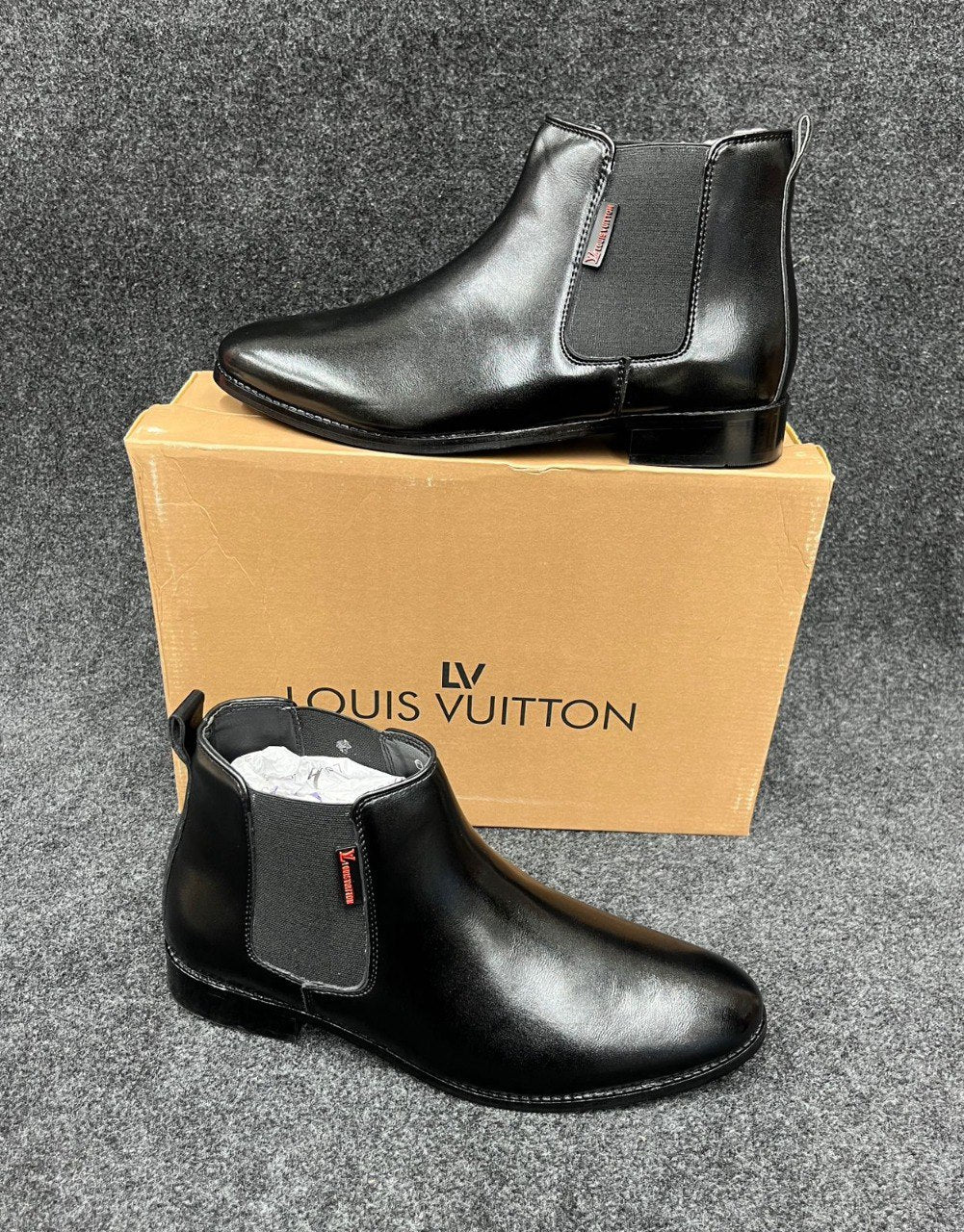 Men's Classic Leather Chelsea Boots - Casual Ankle Boots