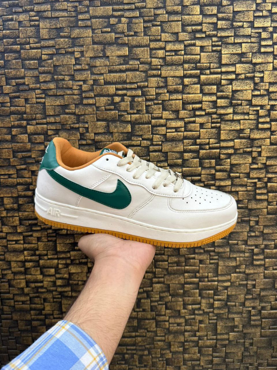Nike Air Force 1 "Hamava" Sail White, Forest Green