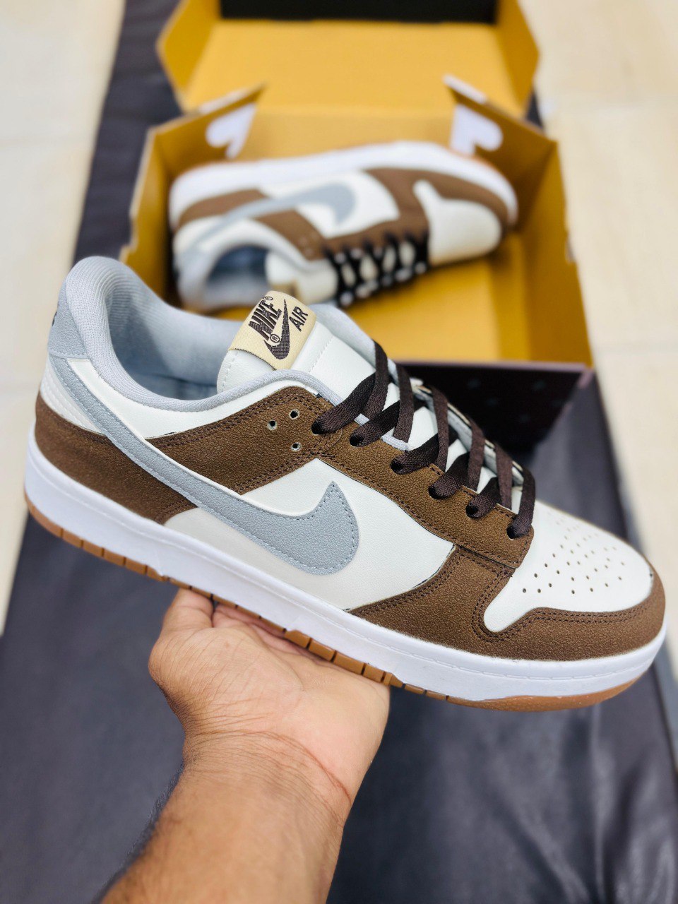 Nike Dunk Low Classic "Baroque Brown" Inspired Sneakers