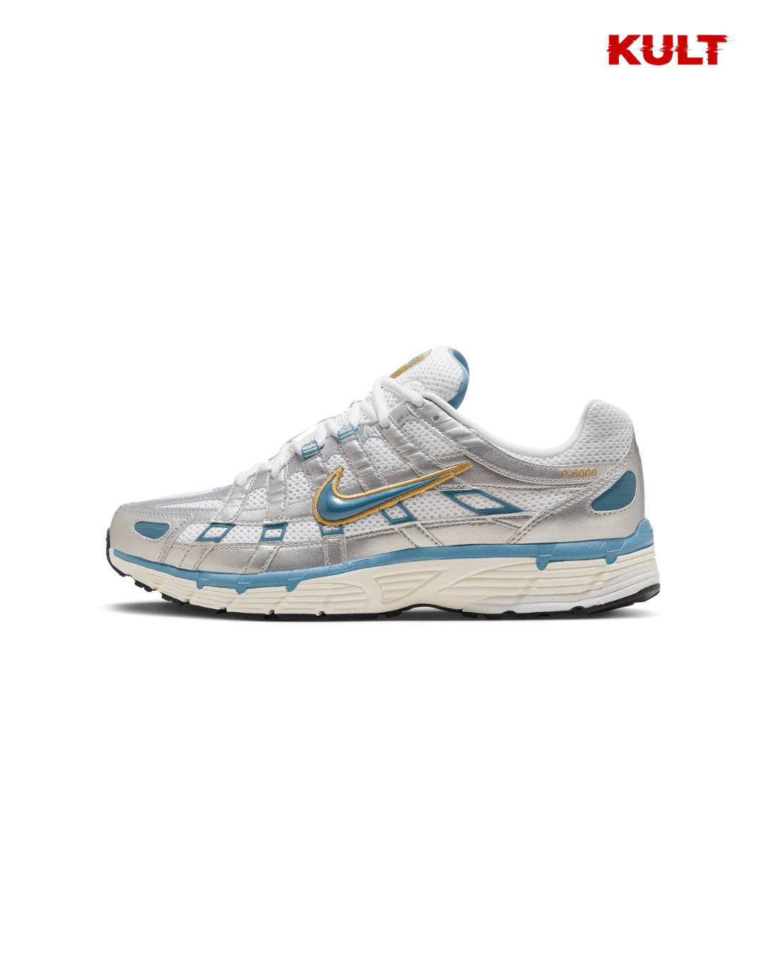 Nike P-6000 Metallic Silver Aegean Storm